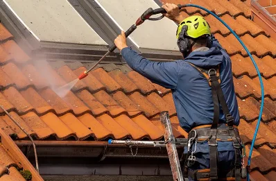 Démoussage et hydrofuge de toiture à Bourseville